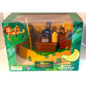 Disney's Tarzan Electronic Talking Bank Thinkway Toys Terk Gorilla NIB 1999